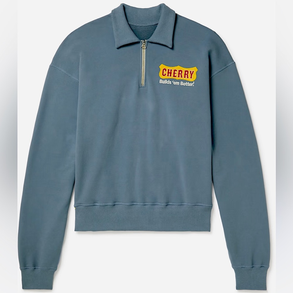 Cherry LA Logo Half Zip Sweastshirt - Picture 2 of 15